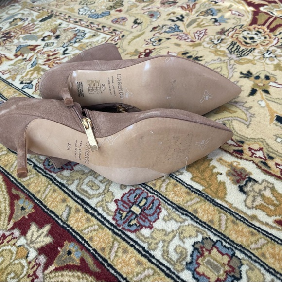 L’AGENCE Ankle Suede Booties Aimee - Picture 4 of 13